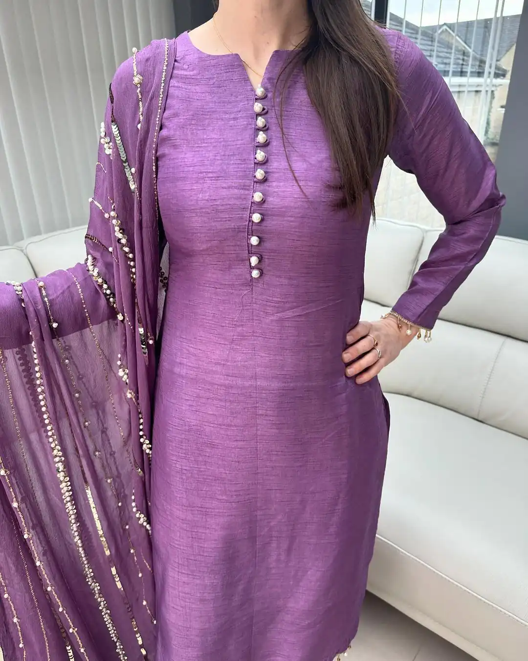 SRK 5161 Violet Color Chinnon Silk Embroidery Coding Dori Salwar Suit Wedding, Party, Festive, Events Expected Delivery 4-6 Working Days @ 1899/- | Jump Suits, Casual Suits, Creative suits, Designer Suits, Palazzo Suits, Party Wear Suits, Patiala Suits, Salwar suit, Straight Suits