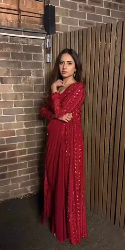 RTC 5715 Red Color Georgette Thread Sequence Work Saree Casual, Wedding, Party, Festive, Events. Expected Delivery 4-6 Working Days @1999/- | Bollywood Sarees, Creative Sarees, Designer Sarees, Embroidered Sarees, Ethnic Saree, Modern Digital sarees, Party Wear Sarees, Sarees