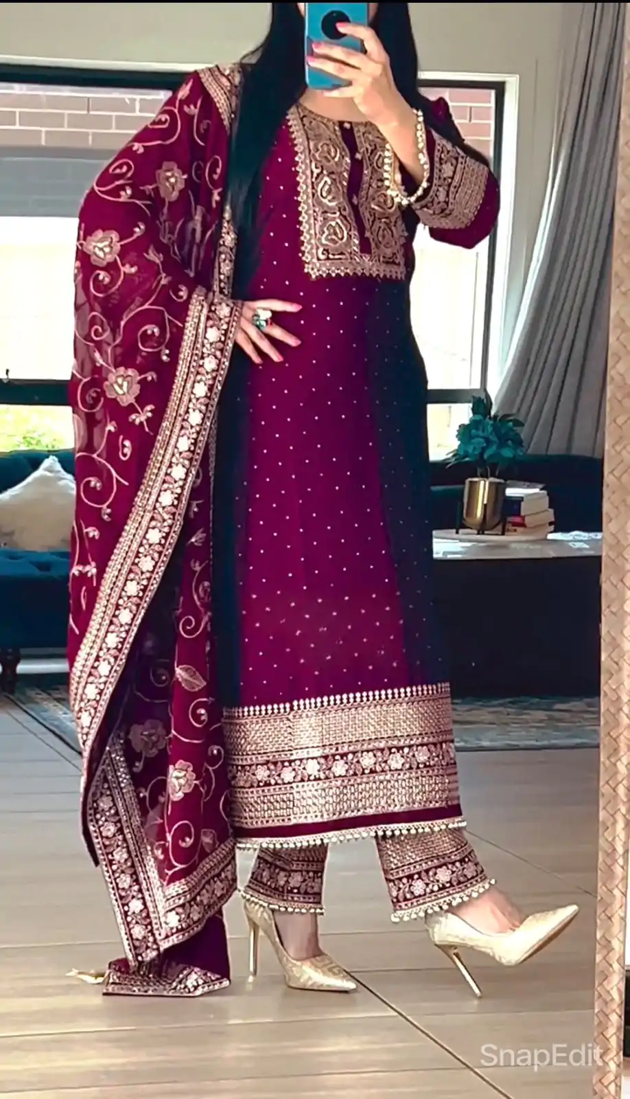 MF 422 Purple Color Chinon Silk Embroidery Sequence Salwar Suit  Wedding, Party, Festive, Events Etc. Expected 4-6 Working Days @2399/- | Casual Suits, Creative suits, Designer Suits, Palazzo Suits, Party Wear Suits, Patiala Suits, Salwar suit, Straight Suits