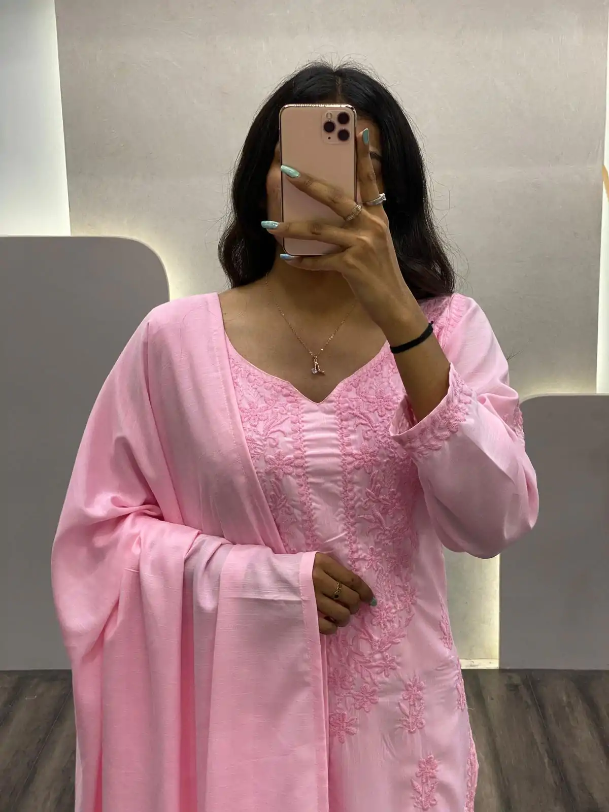 BE 125 Baby Pink Color Maslin Thread Embroidery Salwar Suit Wedding, Party, Festive events, etc.  Expected Delivery  4-6 Working Days @1849/- | Casual Suits, Creative suits, Designer Suits, Palazzo Suits, Party Wear Suits, Patiala Suits, Salwar suit, Straight Suits