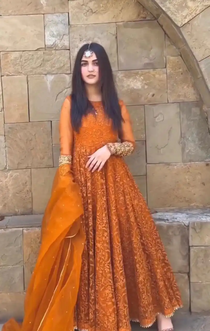 VLM 192 Mustard Color Georgette Embroidery Work Salwar Suit Wedding, Party, Festive, Events Etc.  Expected Delivery 4-6 Working Days @2149/-Only | Casual Suits, Creative suits, Designer Suits, Palazzo Suits, Party Wear Suits, Salwar suit, Straight Suits