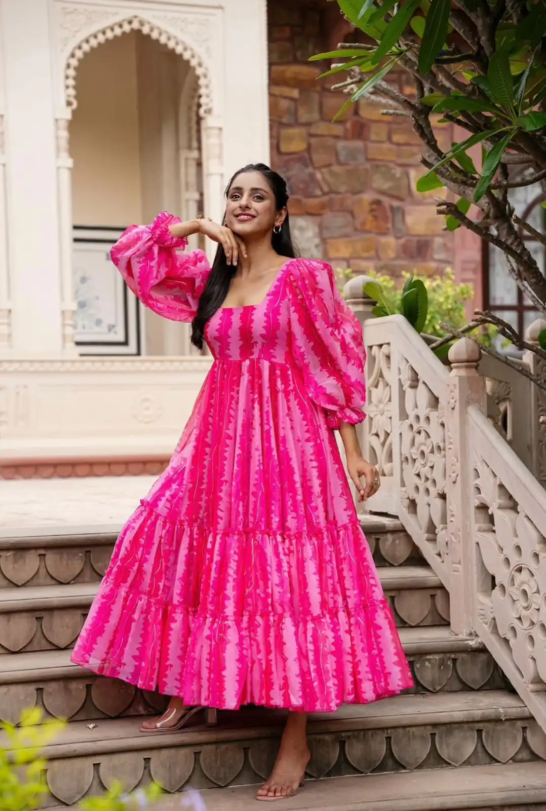 SRK 5048 Pink Color Heavy Faux Georgette Digital Print Salwar Suit Wedding, Party, Festive, Events Expected Delivery 4-6 Working Days @ 1549/- | Jump Suits, Casual Suits, Creative suits, Designer Suits, Palazzo Suits, Party Wear Suits, Patiala Suits, Salwar suit, Straight Suits