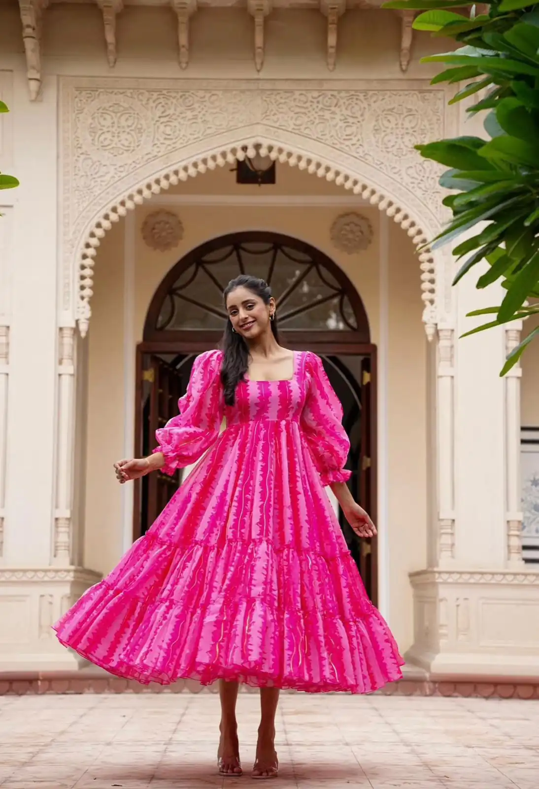 SRK 5048 Pink Color Heavy Faux Georgette Digital Print Salwar Suit Wedding, Party, Festive, Events Expected Delivery 4-6 Working Days @ 1549/- | Jump Suits, Casual Suits, Creative suits, Designer Suits, Palazzo Suits, Party Wear Suits, Patiala Suits, Salwar suit, Straight Suits