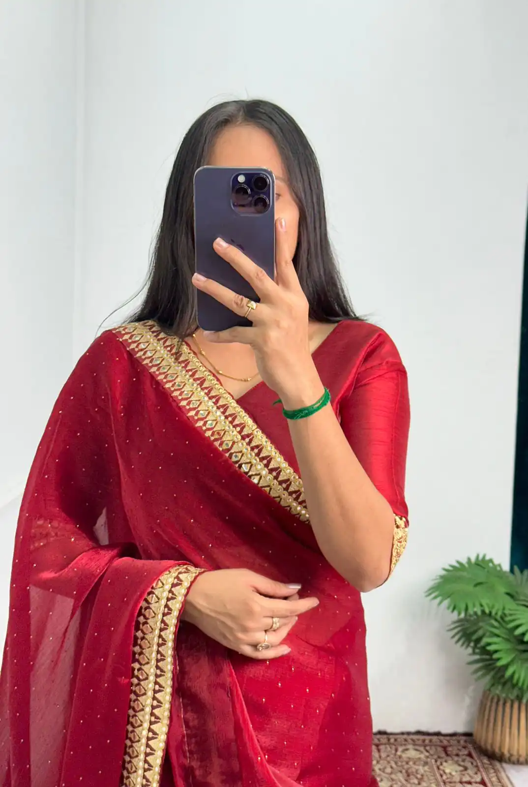 ST 470 Red Color Burberry Foil And Zari Embroidery Work Saree Casual, Wedding, Party, Festive, Events Etc. Expected Delivery 4-6 Working Days @1799/- | Bollywood Sarees, Creative Sarees, Designer Sarees, Embroidered Sarees, Ethnic Saree, Modern Digital sarees, Party Wear Sarees, Sarees