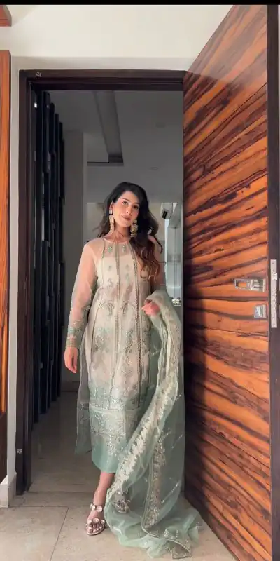 ST 155 White Color Soft Net Embroidery Sequence Work Kurti Casual, Wedding, Party, Festive, Events Etc. Expected Delivery 4-6 Working Days @2049/- | Bollywood Kurti, Creative Kurtis, Designer Kurti, Kurti, Party Wear Kurti, Selfie Kurti