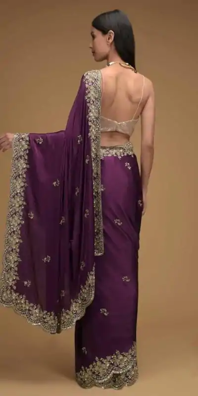 BT 1228 PurpleColor Rangoli Silk Embroidery Sequence Saree Casual, Party Wear, Traditional Wear, Wedding Wear, Expected Delivery 4-6 Working Days@1999 | Bollywood Sarees, Creative Sarees, Designer Sarees, Ethnic Saree, Modern Digital sarees, Party Wear Sarees, Sarees