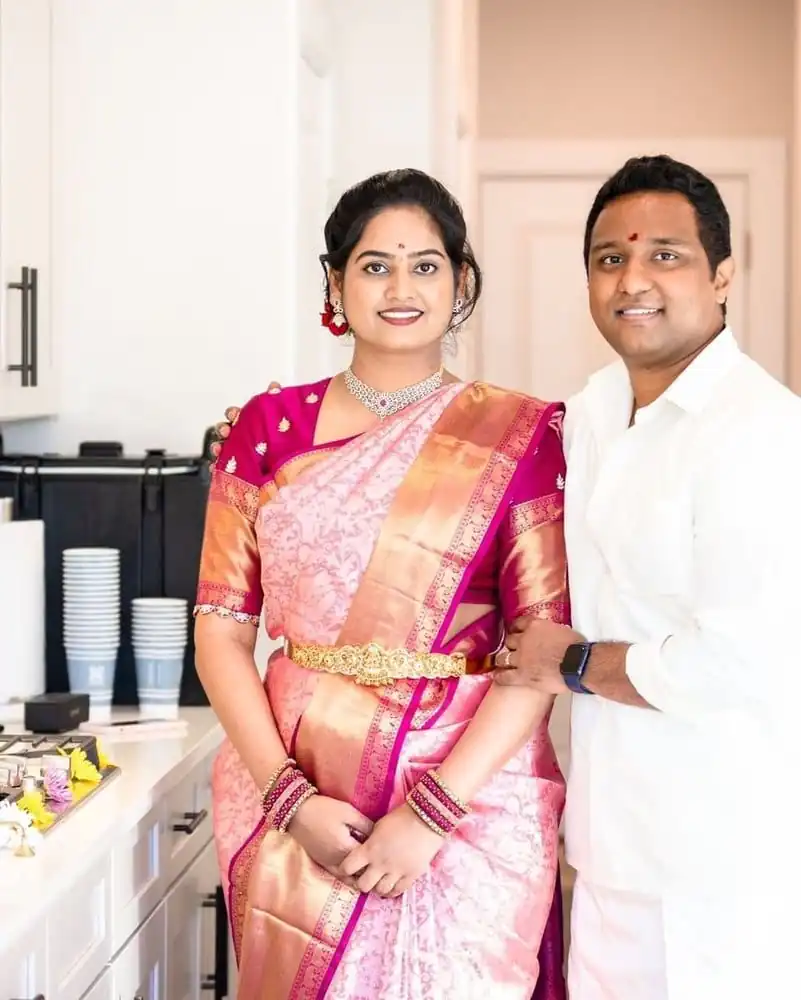 SC Niyati silk Pink Color Soft Silk Golden And Silver Zari Design Saree Casual, Party Wear, Events, Festivals Etc. Expected Delivery 4-6 Working Days 1599/- | Bollywood Sarees, Creative Sarees, Designer Sarees, Embroidered Sarees, Ethnic Saree, Modern Digital sarees, Party Wear Sarees, Sarees