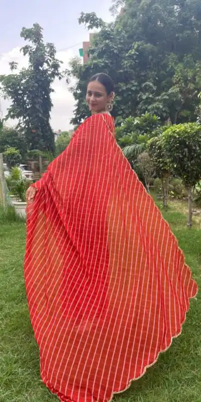 SF 257 Red Color Soft Georgette Digital Leheriya Printed Saree Casual Wedding ,Festive ,Events Etc. Expected Delivery 4-6 Working Days @1899/- | Bollywood Sarees, Creative Sarees, Designer Sarees, Embroidered Sarees, Ethnic Saree, Modern Digital sarees, Party Wear Sarees, Sarees