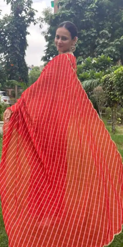 SF 257 Red Color Soft Georgette Digital Leheriya Printed Saree Casual Wedding ,Festive ,Events Etc. Expected Delivery 4-6 Working Days @1899/- | Bollywood Sarees, Creative Sarees, Designer Sarees, Embroidered Sarees, Ethnic Saree, Modern Digital sarees, Party Wear Sarees, Sarees