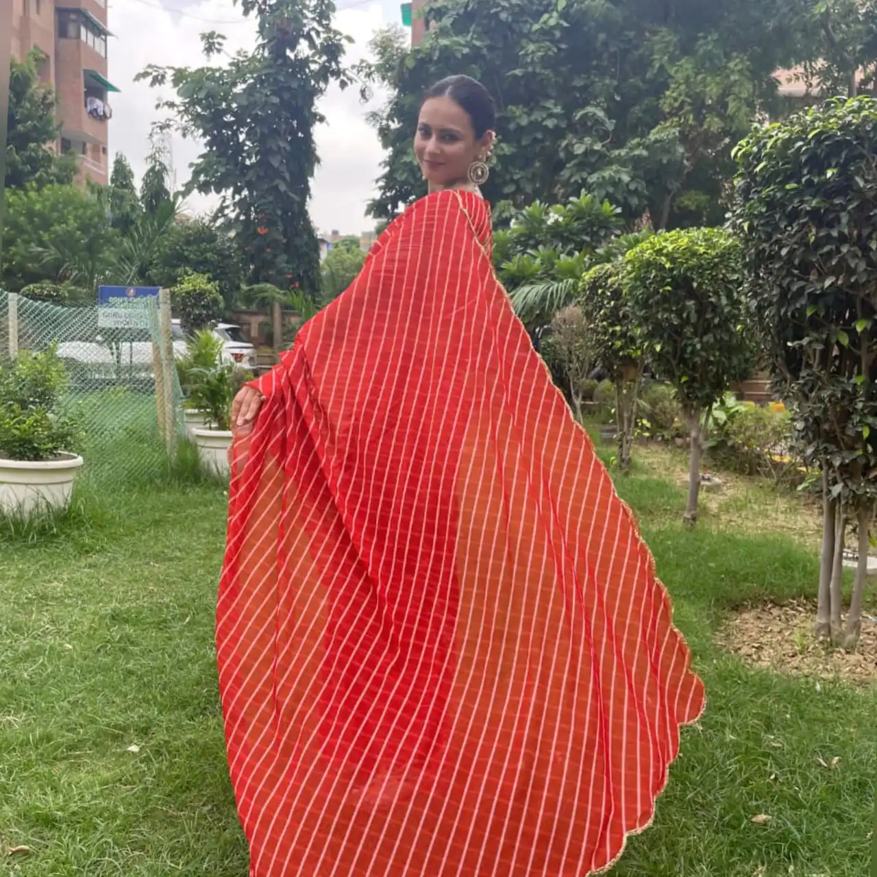 SF 257 Red Color Soft Georgette Digital Leheriya Printed Saree Casual Wedding ,Festive ,Events Etc. Expected Delivery 4-6 Working Days @1899/- | Bollywood Sarees, Creative Sarees, Designer Sarees, Embroidered Sarees, Ethnic Saree, Modern Digital sarees, Party Wear Sarees, Sarees