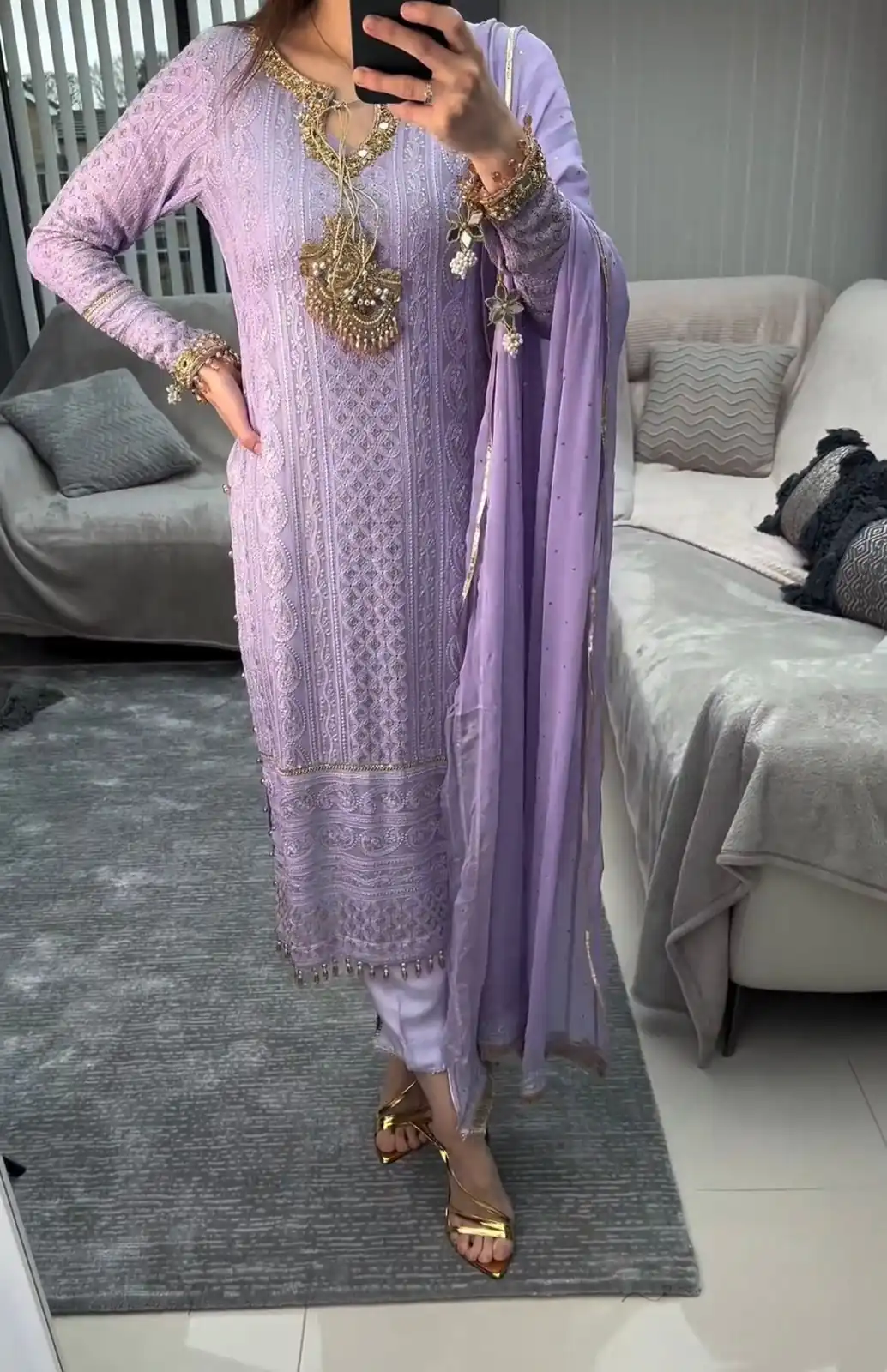 AD156 Violet Color Chinon Silk Embroidery Sequence Salwar Suit Wedding, Party, Festive, Events Expected Delivery 4-6 Working Days @ 2199/- | Casual Suits, Creative suits, Designer Suits, Palazzo Suits, Party Wear Suits, Patiala Suits, Salwar suit, Straight Suits