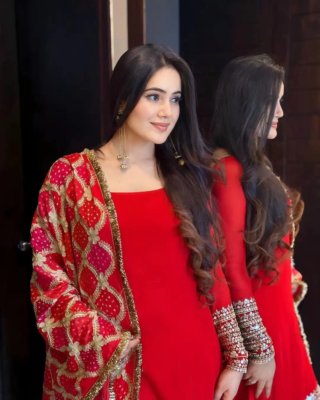 VLM 169 Red color Georgette Embroidery Work Salwar Suit Casual, Wedding, Party, Festive, Events . Expected Delivery 4-6 Working Days @1899/- | Jump Suits, Casual Suits, Creative suits, Designer Suits, Palazzo Suits, Party Wear Suits, Patiala Suits, Salwar suit, Straight Suits