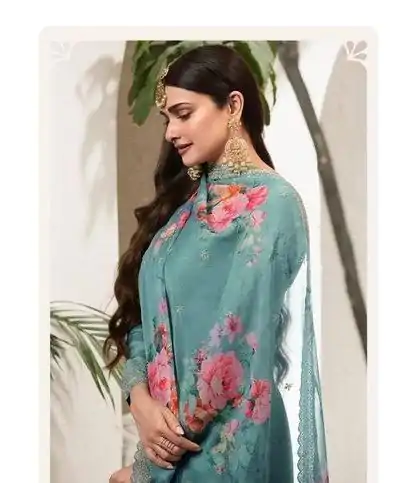 DS 67832 Blue color Viscose Chinon Embroidered Sequence Salwar Suit Casual, Wedding, Party, Festive, Events . Expected Delivery  4-6 Working Days @2849/- | Casual Suits, Creative suits, Designer Suits, Palazzo Suits, Party Wear Suits, Patiala Suits, Salwar suit, Straight Suits
