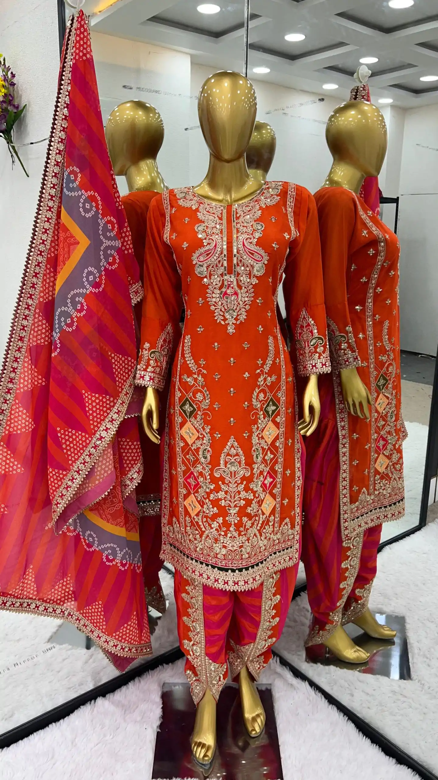 SR 1619 Red Color Heavy Chinnon Embroidery Sequence Sharara Suit Wedding, Party, Festive, Events Etc. Expected Delivery 4-6 Working Days @2449 | Casual Suits, Creative suits, Designer Suits, Palazzo Suits, Party Wear Suits, Salwar suit, Straight Suits
