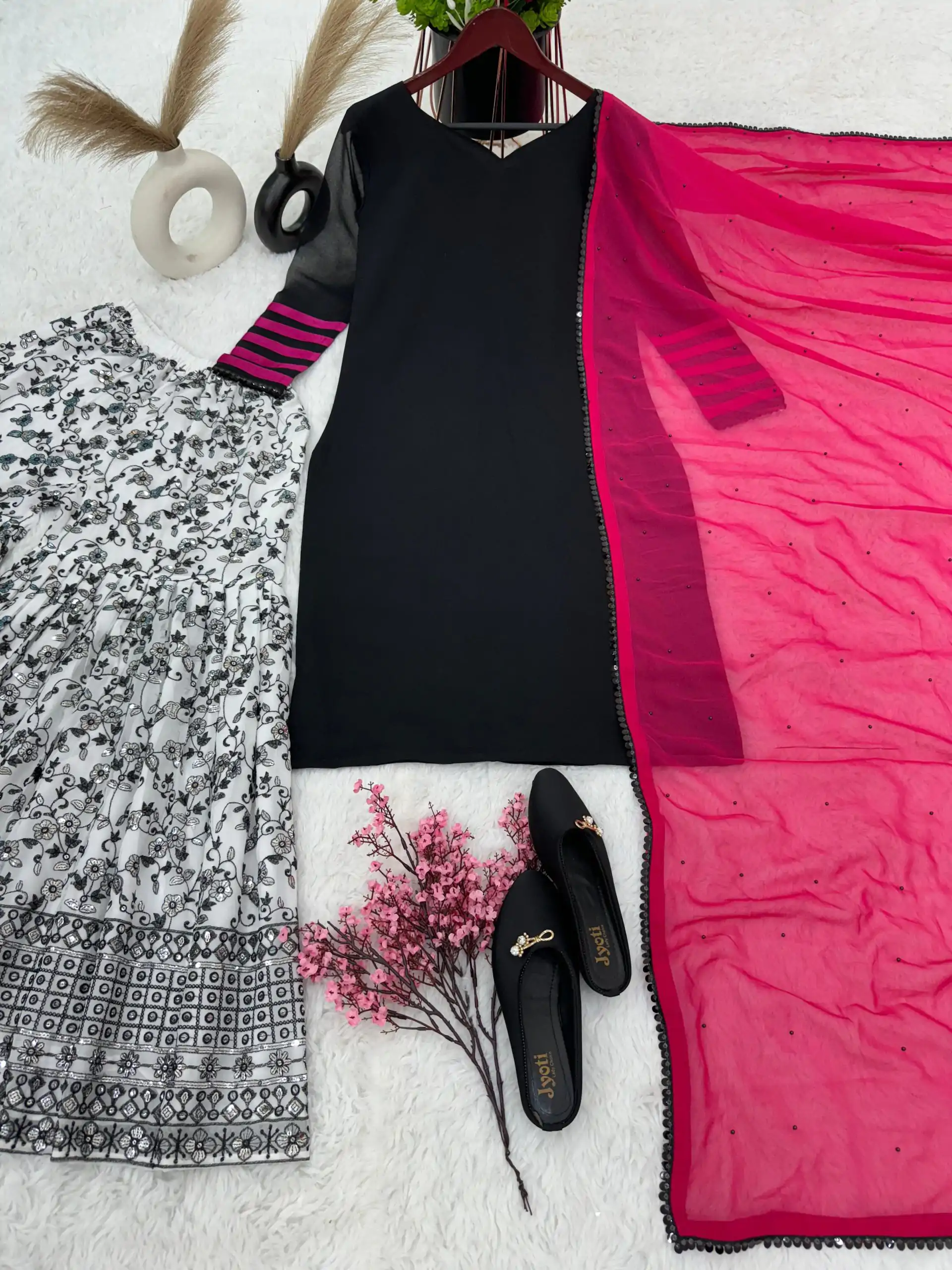  ZSR 3068 Black Color Georgette Embroidery Sequence Salwar Suit Casual, Wedding, Festive, Events Expected Delivery 4-6 Working Days @2099/- | Jump Suits, Casual Suits, Creative suits, Designer Suits, Palazzo Suits, Party Wear Suits, Patiala Suits, Salwar suit, Straight Suits