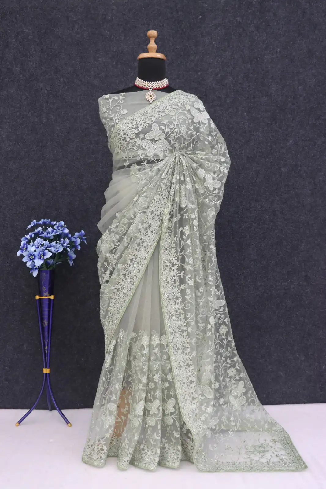 BT RIDDHI Green Color Butterfly Net Embroidery Sequence Saree Casual, Party Wear, Traditional Wear, Wedding Wear, Events Etc.@2149/- | Bollywood Sarees, Creative Sarees, Designer Sarees, Ethnic Saree, Modern Digital sarees, Party Wear Sarees, Sarees