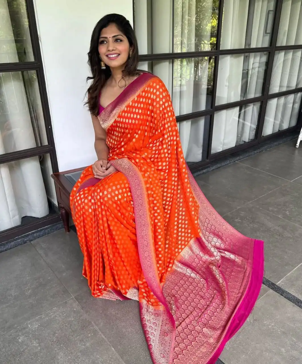 SC Orange butti Color Soft Silk Golden Zari Design Work Saree , Party Wear, Events, Festivals Expected Delivery 4-6 Working Days 1499/- | Bollywood Sarees, Creative Sarees, Designer Sarees, Embroidered Sarees, Ethnic Saree, Modern Digital sarees, Party Wear Sarees, Sarees