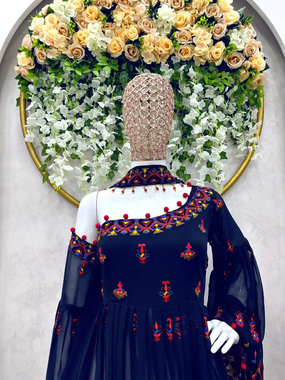RTC 5576 Blue Color Foix Georgette Thread Sequence Work Salwar Suit Wedding, Party, Festive, Events Etc. Expected Delivery 4-6 Working Days @2099/- | Jump Suits, Casual Suits, Creative suits, Designer Suits, Palazzo Suits, Party Wear Suits, Patiala Suits, Salwar suit, Straight Suits