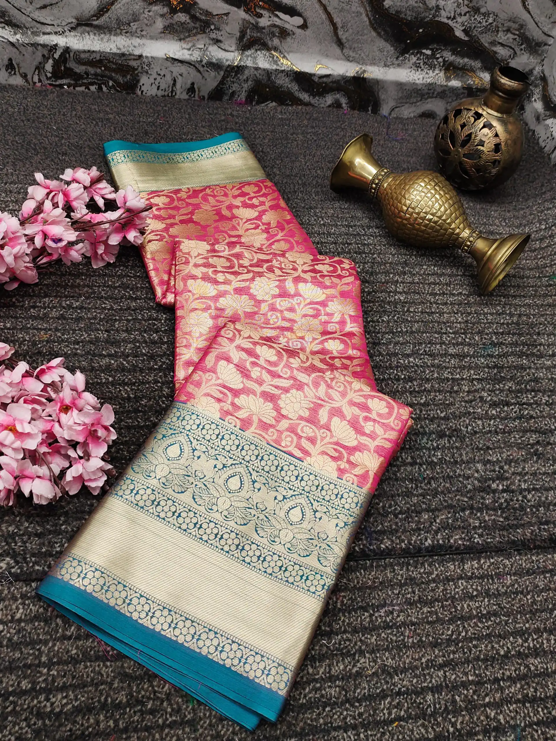MB™️  3235 Pink Color Soft Organic Banarasi Silk Gold Zari Weaving Saree Casual, Party Wear, Festival, Events, .  Expected Delivery  4-6 Working Days @1749 | Bollywood Sarees, Creative Sarees, Designer Sarees, Embroidered Sarees, Ethnic Saree, Modern Digital sarees, Party Wear Sarees, Sarees