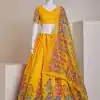 RC 252 Yellow Color Silk Embroidery Sequins Amazing Print Lehenga Choli Casual, Party Wedding, Festive, Events Etc. Delivery  4-6 Working Days 1999/- | Bollywood Lehenga, Creative Lehenga, Designer Lehenga, Embroidered Lehenga, Lehenga, Party Wear Lehenga