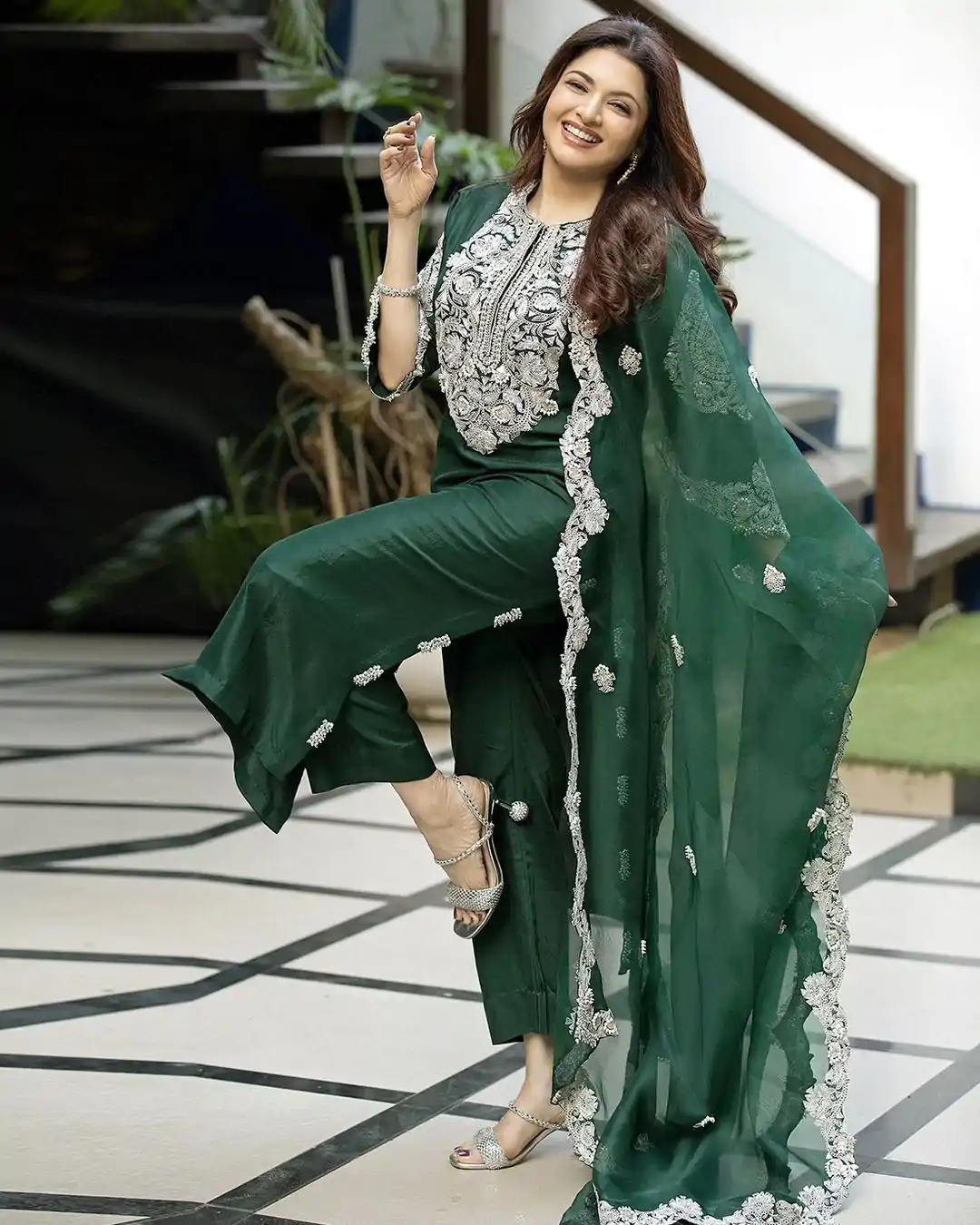  RTC 5709 Green Color Maslin Thread Sequence Work Salwar Suit Casual, Wedding, Party, Festive, Events. Expected Delivery 4-6 Working Days @2049/- | Casual Suits, Creative suits, Designer Suits, Palazzo Suits, Party Wear Suits, Patiala Suits, Salwar suit, Straight Suits