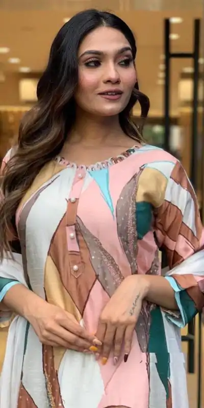 DC G25 Malty Color Muslin Embroidery Chain Works Salwar Suit Casual, Wedding, Party, Festive, Events Etc. Expected Delivery 4-6 Working Days @1749/- | Casual Suits, Creative suits, Designer Suits, Palazzo Suits, Party Wear Suits, Patiala Suits, Salwar suit, Straight Suits
