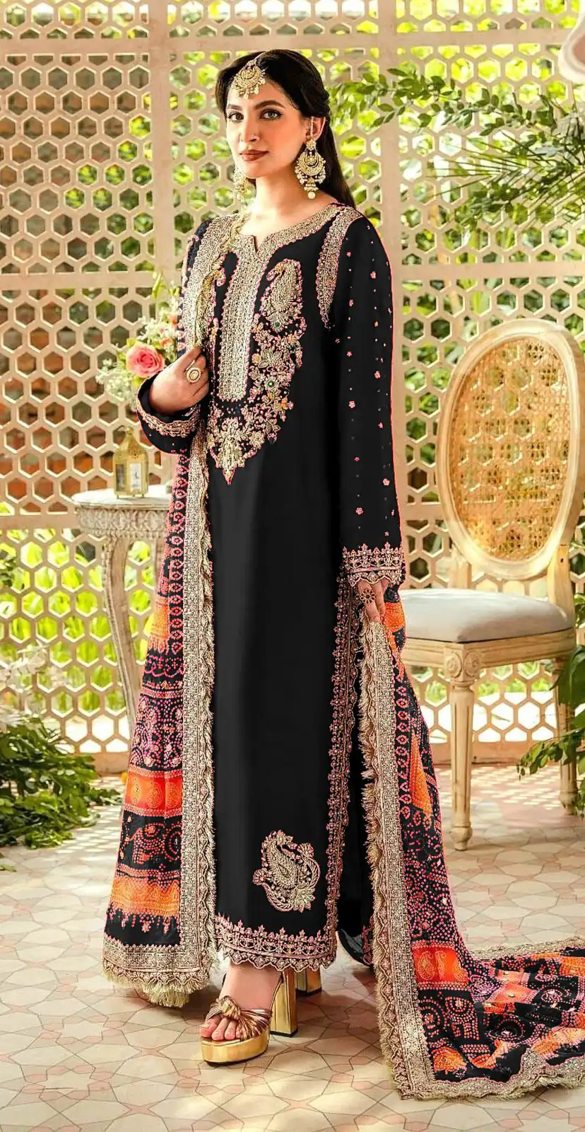 FC MARIA 1074 Black Color Heavy Georgette Embroidery Sequence Salwar Suit Wedding, Party, Festive events, etc. Expected Delivery 4-6 Working Days @2149/- | Jump Suits, Casual Suits, Creative suits, Designer Suits, Palazzo Suits, Party Wear Suits, Patiala Suits, Salwar suit, Straight Suits