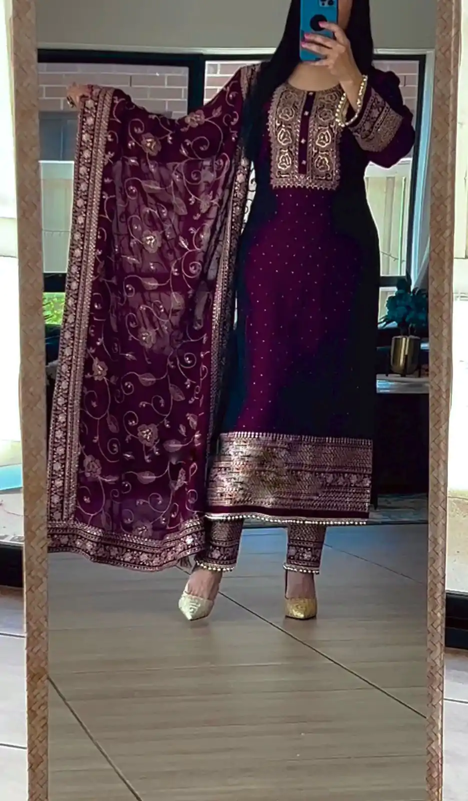 SRK 5165 Purple Color Georgette Embroidery Sequence Salwar Suit Wedding, Party, Festive, Events Expected Delivery 4-6 Working Days @ 2399/- | Casual Suits, Creative suits, Designer Suits, Palazzo Suits, Party Wear Suits, Patiala Suits, Salwar suit, Straight Suits
