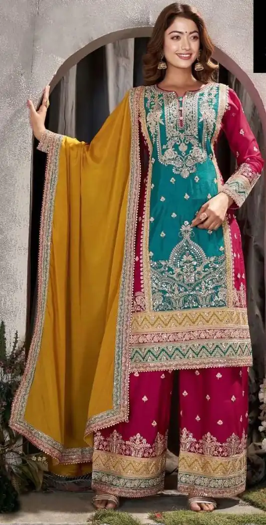 NSR 799 Blue Color Pure Georgette Embroidery Sequence Salwar Suit Casual, Party Festive, Events Etc. Expected Delivery 4-6 Working Days @2249/- | Jump Suits, Casual Suits, Creative suits, Designer Suits, Palazzo Suits, Party Wear Suits, Patiala Suits, Salwar suit, Straight Suits
