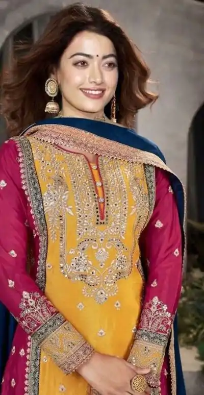 NSR 799 Yellow Color Pure Georgette Embroidery Sequence Salwar Suit Casual, Party Festive, Events Etc. Expected Delivery 4-6 Working Days @2249/- | Jump Suits, Casual Suits, Creative suits, Designer Suits, Palazzo Suits, Party Wear Suits, Patiala Suits, Salwar suit, Straight Suits