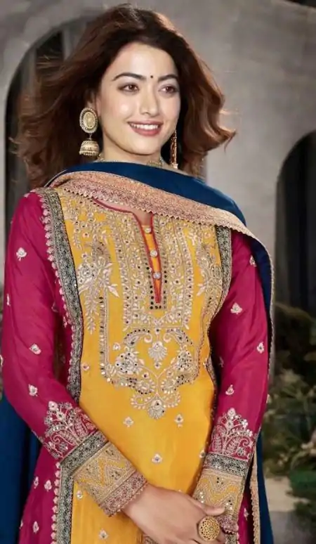 NSR 799 Yellow Color Pure Georgette Embroidery Sequence Salwar Suit Casual, Party Festive, Events Etc. Expected Delivery 4-6 Working Days @2249/- | Jump Suits, Casual Suits, Creative suits, Designer Suits, Palazzo Suits, Party Wear Suits, Patiala Suits, Salwar suit, Straight Suits