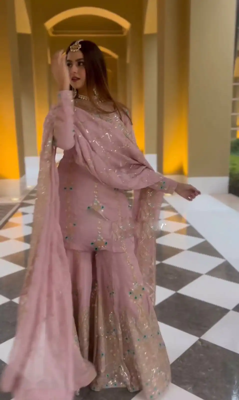 VLM 148 Pink color Foix Georgette Embroidery Salwar Suit Casual, Wedding, Party, Festive, Events . Expected Delivery  4-6 Working Days @2299/- | Jump Suits, Casual Suits, Creative suits, Designer Suits, Palazzo Suits, Party Wear Suits, Patiala Suits, Salwar suit, Straight Suits