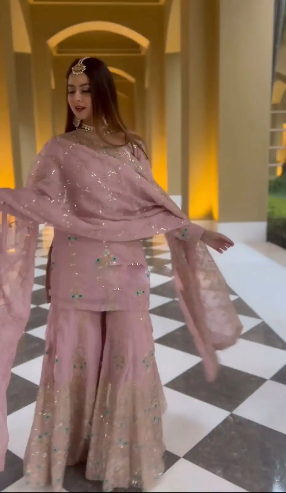 VLM 148 Pink color Foix Georgette Embroidery Salwar Suit Casual, Wedding, Party, Festive, Events . Expected Delivery  4-6 Working Days @2299/- | Jump Suits, Casual Suits, Creative suits, Designer Suits, Palazzo Suits, Party Wear Suits, Patiala Suits, Salwar suit, Straight Suits
