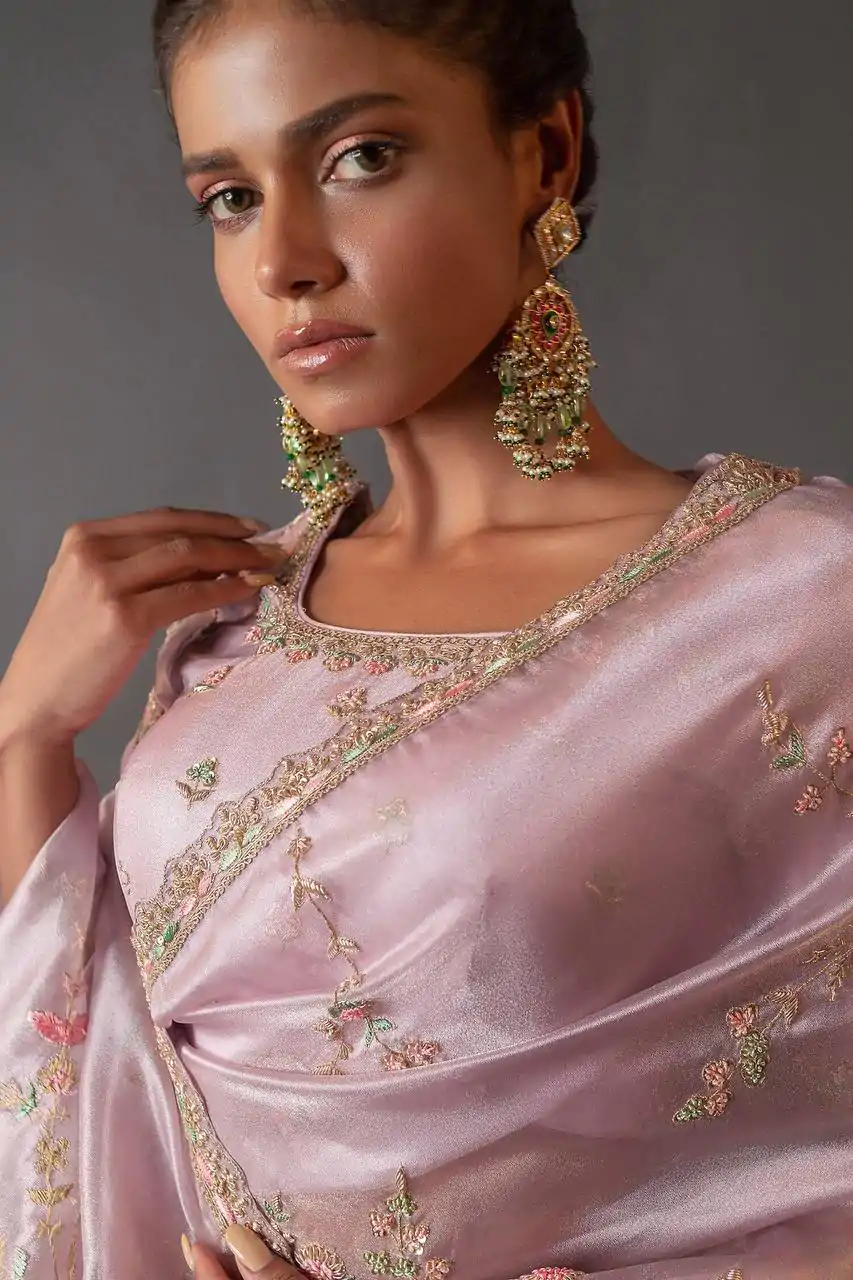 BT 1231 Purple Color Soft Jimmy Choo Embroidery Sequence Saree Casual, Party Wear, Traditional Wear, Wedding Wear, Events Etc.@2149/- | Bollywood Sarees, Creative Sarees, Designer Sarees, Ethnic Saree, Modern Digital sarees, Party Wear Sarees, Sarees