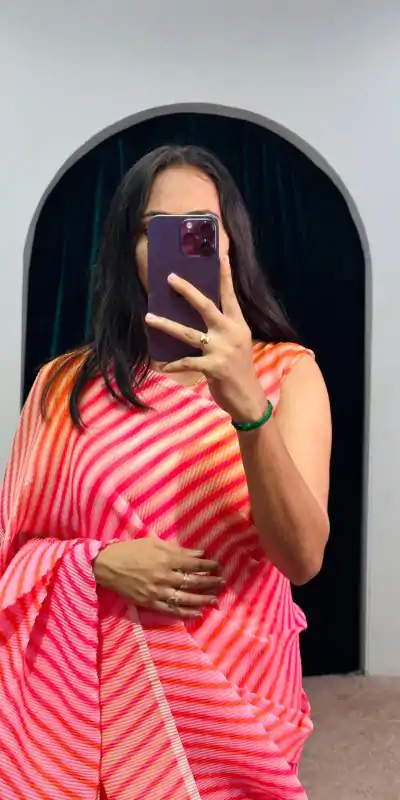 ST 1051 Pink Color Georgette Digital Printed Ruffle Gown Saree Casual, Wedding, Party, Festive, Events Etc. Expected Delivery 4-6 Working Days @1849/- | Bollywood Sarees, Creative Sarees, Designer Sarees, Embroidered Sarees, Ethnic Saree, Modern Digital sarees, Party Wear Sarees, Sarees