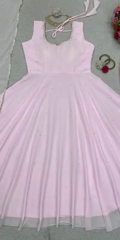 RTC 5711 Pink Color Georgette Handwork Diamond Work Salwar Suit Casual, Party Wear, Traditional Wear, Wedding Wear, Events Etc.@1999/- | Casual Suits, Creative suits, Designer Suits, Palazzo Suits, Party Wear Suits, Patiala Suits, Salwar suit, Straight Suits