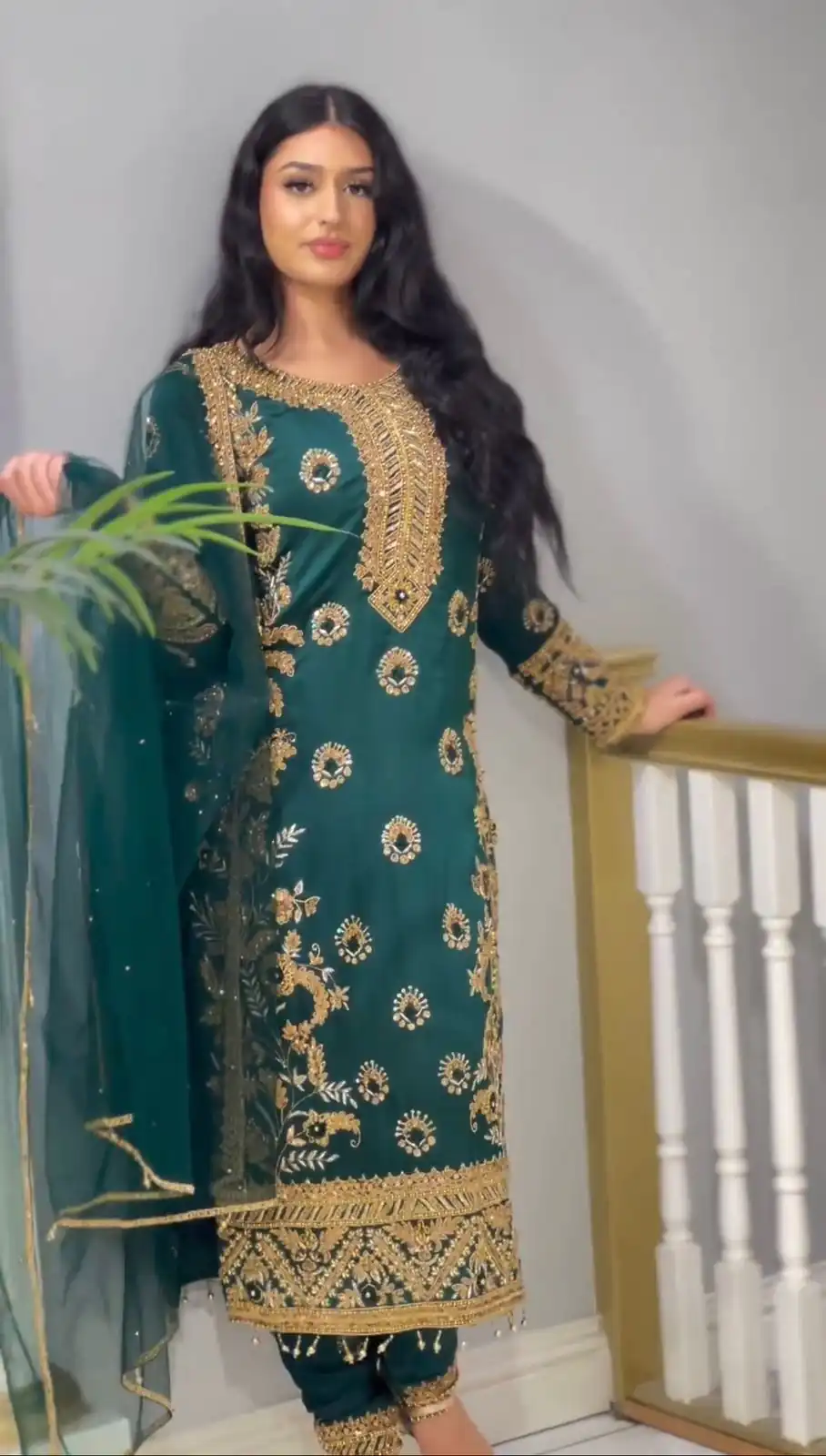 SSR 463 Blue Color Chinnon Silk Embroidery Sequence Salwar Suit Wedding, Party, Festive, Events Expected Delivery 4-6 Working Days @ 2099/- Only | Casual Suits, Creative suits, Designer Suits, Party Wear Suits, Salwar suit, Straight Suits