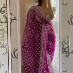   AC ARROW Purple Color Organza Embroidery Thread Work Saree Casual, Wedding, Festive, Events Expected Delivery 4-6 Working Days @2099/- | Bollywood Sarees, Creative Sarees, Designer Sarees, Embroidered Sarees, Ethnic Saree, Modern Digital sarees, Party Wear Sarees, Sarees