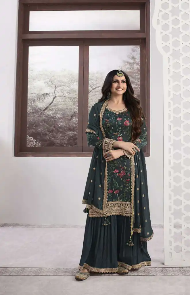 FC Swara 65586 Green Color Vichitra Digital Print Embroidery Salwar Suit Wedding, Party, Festive events, etc.  Expected Delivery  4-6 Working Days @2699 | Jump Suits, Casual Suits, Creative suits, Designer Suits, Palazzo Suits, Party Wear Suits, Patiala Suits, Salwar suit, Straight Suits