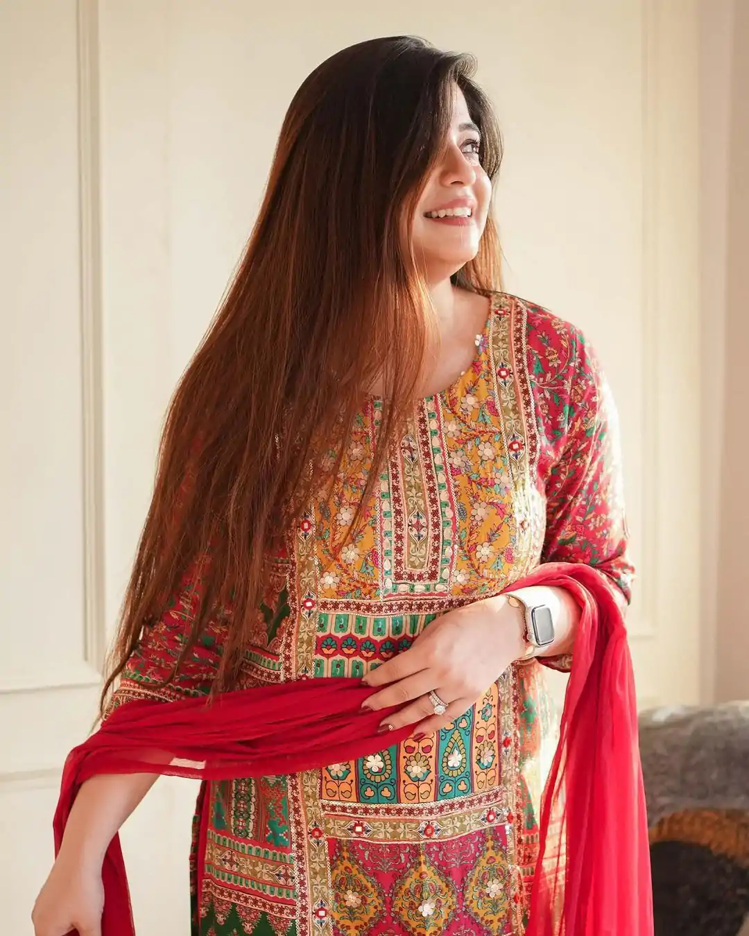 LG 1852 Pink color Maslin Printed Real Mirror Work Salwar Suit Casual, Wedding, Party, Festive, Events . Expected Delivery 4-6 Working Days @1949/- | Casual Suits, Creative suits, Designer Suits, Palazzo Suits, Party Wear Suits, Patiala Suits, Salwar suit, Straight Suits