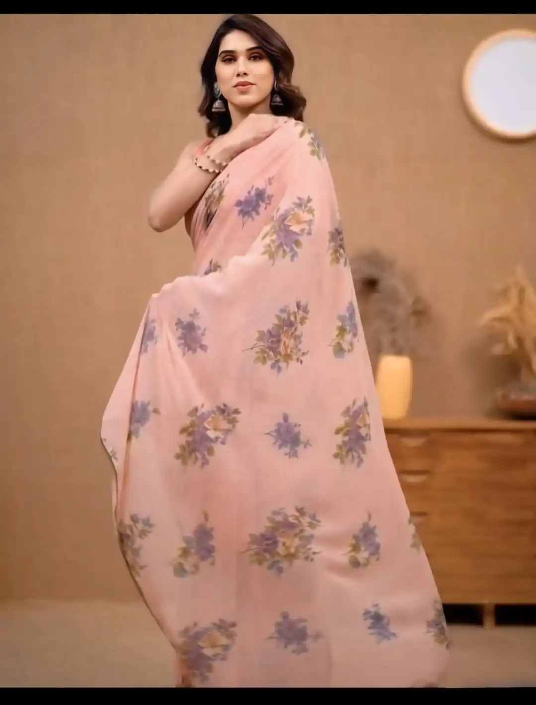   SC 270 Peach Color Pure Soft Georgette Silk Design All Over Saree , Party Wear, Events, Festivals Expected Delivery 4-6 Working Days 1599/- | Bollywood Sarees, Creative Sarees, Designer Sarees, Embroidered Sarees, Ethnic Saree, Modern Digital sarees, Party Wear Sarees, Sarees