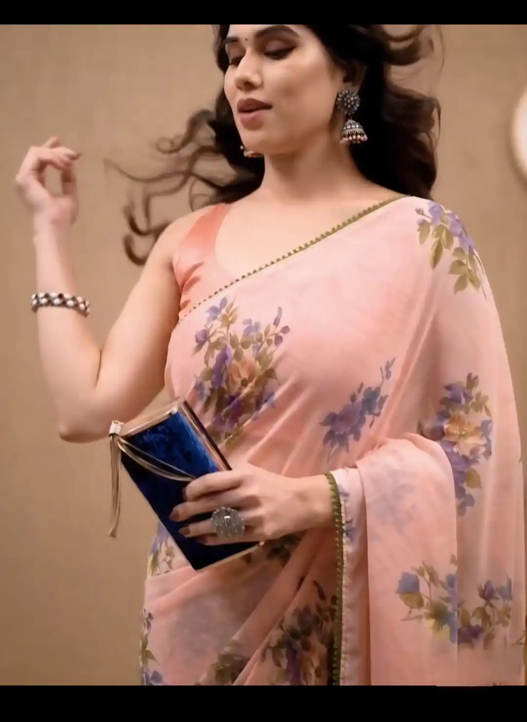   SC 270 Peach Color Pure Soft Georgette Silk Design All Over Saree , Party Wear, Events, Festivals Expected Delivery 4-6 Working Days 1599/- | Bollywood Sarees, Creative Sarees, Designer Sarees, Embroidered Sarees, Ethnic Saree, Modern Digital sarees, Party Wear Sarees, Sarees