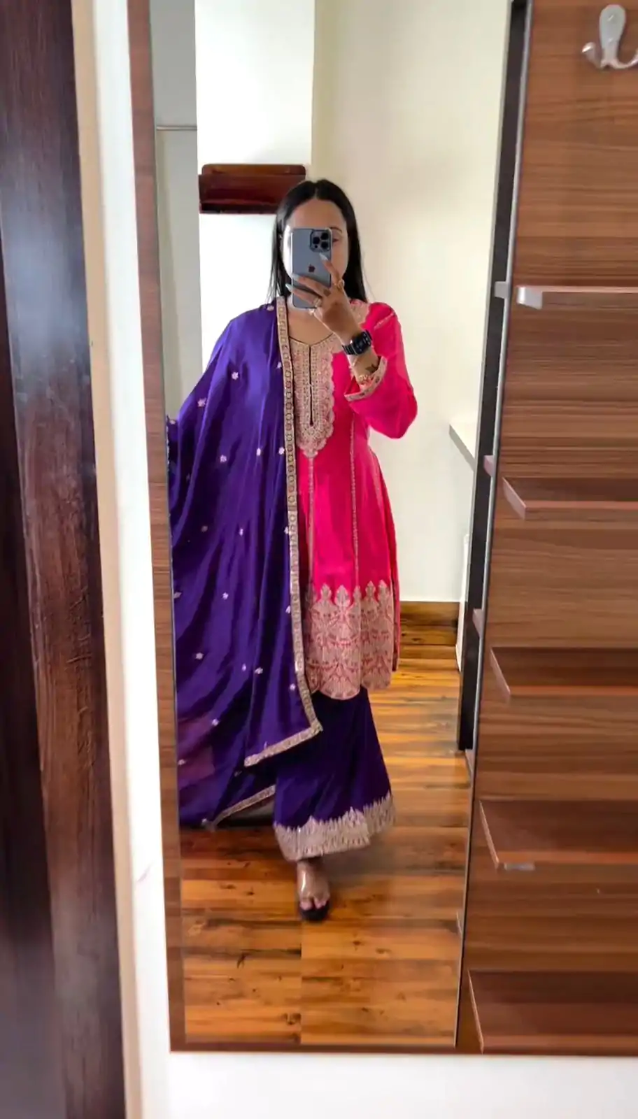 KD 1466 Pink Color Chinon Silk Sequence Work Salwar Suit Casual, Party, Festive, Events Wedding Etc. Expected Delivery 4-6 Working Days @3049/- | Casual Suits, Creative suits, Designer Suits, Palazzo Suits, Party Wear Suits, Salwar suit, Straight Suits