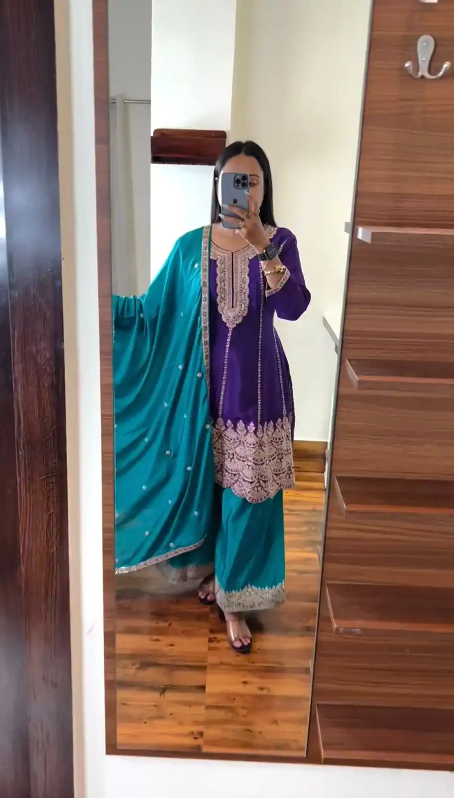 KD 1466 Royal Blue Color Chinon Silk Sequence Work Salwar Suit Casual, Party, Festive, Events Wedding Etc.  Expected Delivery 4-6 Working Days @3049/- | Casual Suits, Creative suits, Designer Suits, Palazzo Suits, Party Wear Suits, Salwar suit, Straight Suits