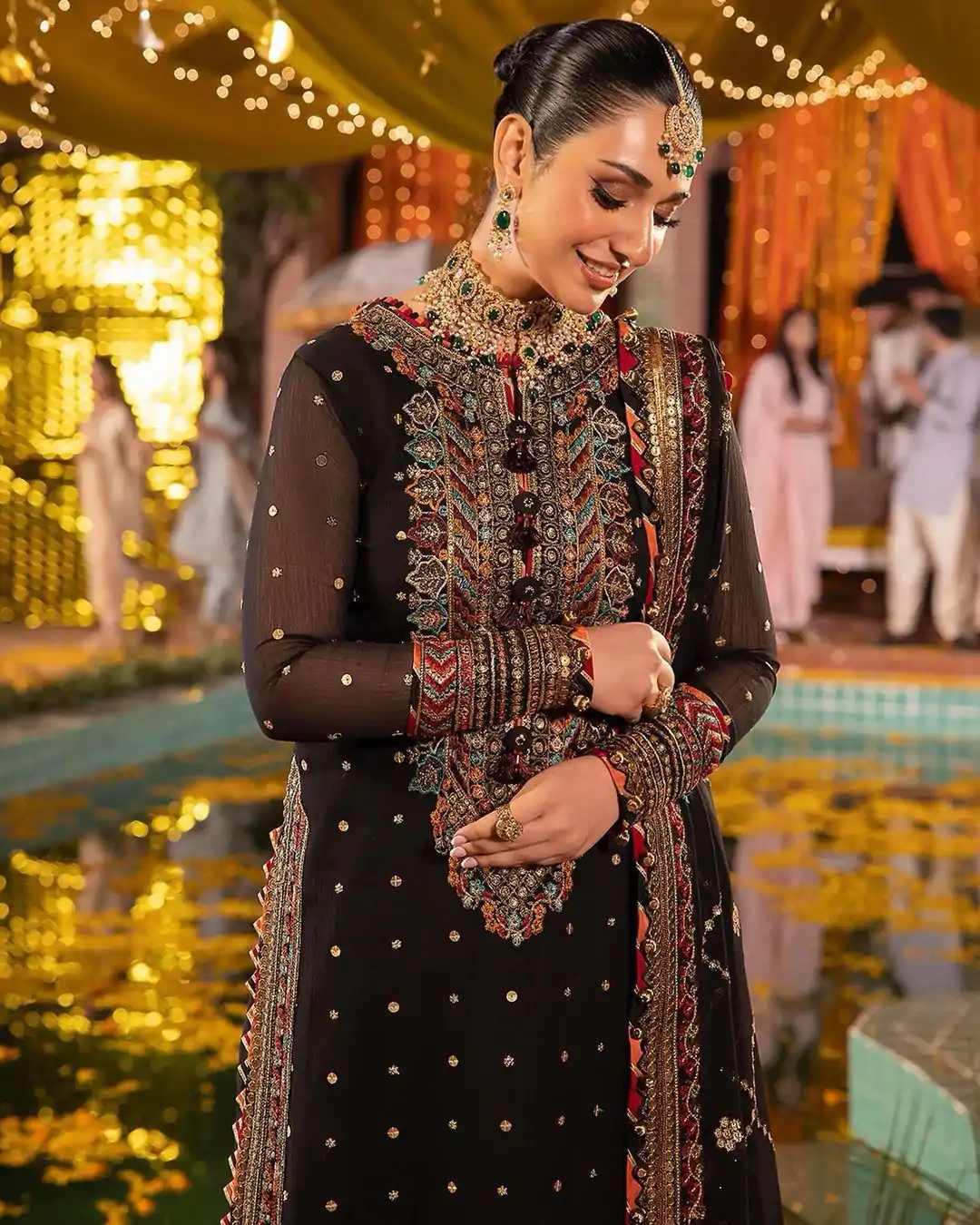 BE 231 Black Color Georgette Sequence Embroidery Salwar Suit Wedding, Party, Festive events, etc.  Expected Delivery  4-6 Working Days @2449/- | Casual Suits, Creative suits, Designer Suits, Palazzo Suits, Party Wear Suits, Patiala Suits, Salwar suit, Straight Suits