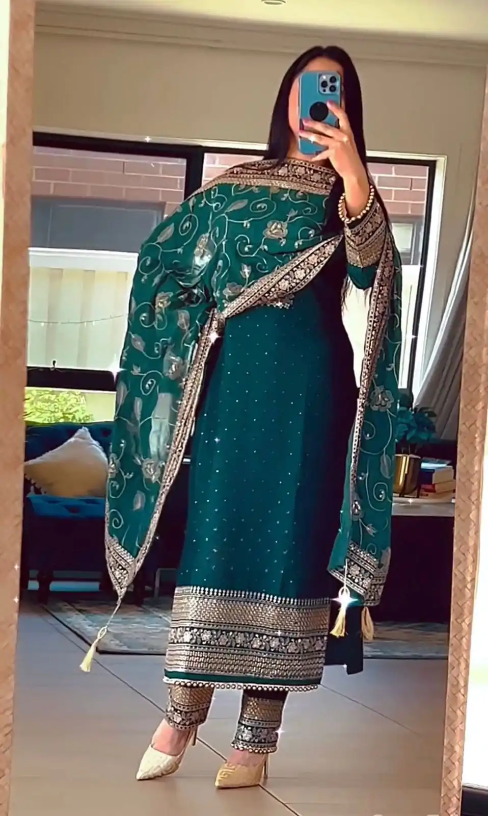 MF 422 Black Color Chinon Silk Embroidery Sequence Salwar Suit  Wedding, Party, Festive, Events Etc. Expected 4-6 Working Days @2399/- | Casual Suits, Creative suits, Designer Suits, Palazzo Suits, Party Wear Suits, Patiala Suits, Salwar suit, Straight Suits