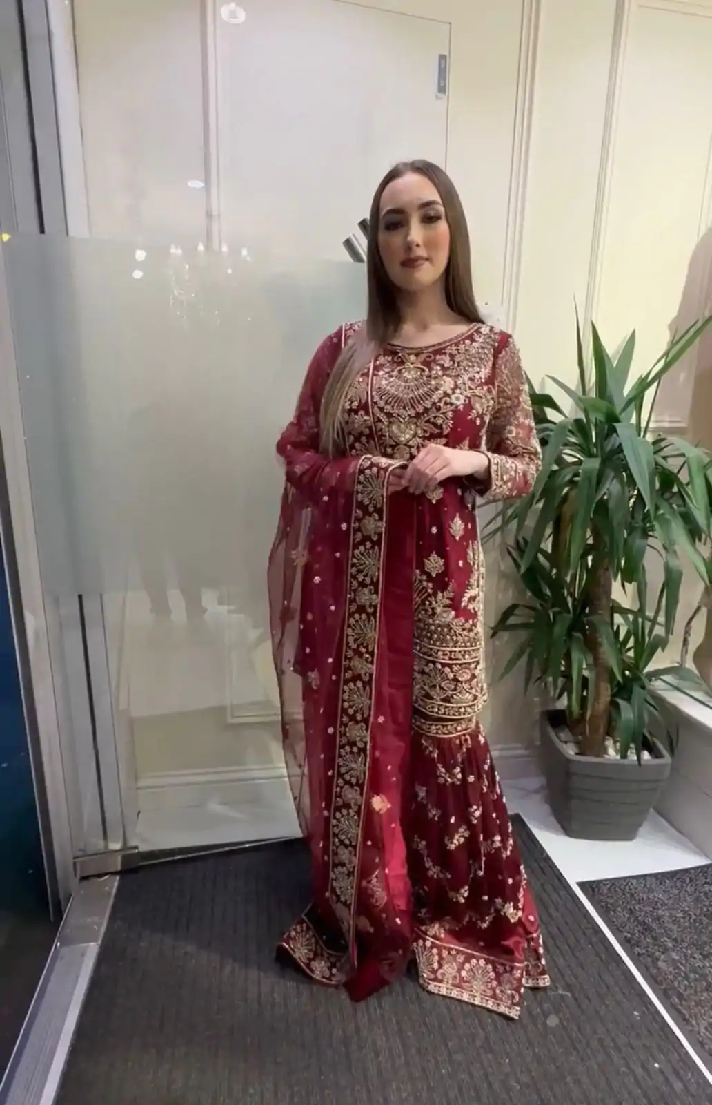 NF 1152 Maroon color Faux Georgette Embroidery Salwar Suit Casual, Wedding, Party, Festive, Events . Expected Delivery  4-6 Working Days @2449 | Jump Suits, Casual Suits, Creative suits, Designer Suits, Palazzo Suits, Party Wear Suits, Patiala Suits, Salwar suit, Straight Suits