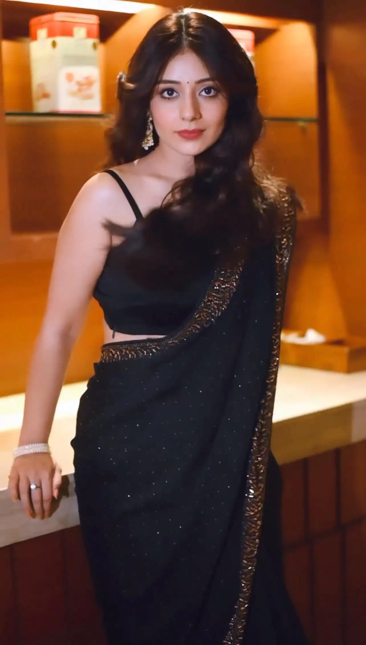KD 477 Black Color Faux Georgette Thread Sequence Work Saree Casual, Party Wear, Wedding, Events Etc. Expected Delivery 4-6 Working Days @1799/- | Bollywood Sarees, Creative Sarees, Designer Sarees, Embroidered Sarees, Ethnic Saree, Modern Digital sarees, Party Wear Sarees, Sarees