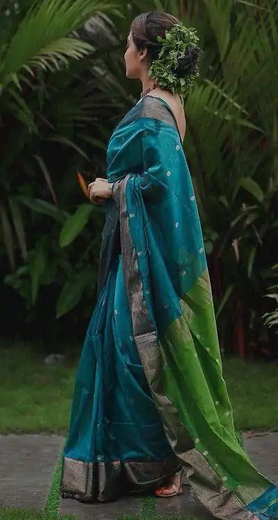 KP 5058 Blue Color Soft Lilan Slab Weaving Work Saree Casual, Party Wear, Wedding, Events Etc. Expected Delivery 4-6 Working Days @1499/- | Bollywood Sarees, Creative Sarees, Designer Sarees, Embroidered Sarees, Ethnic Saree, Modern Digital sarees, Party Wear Sarees, Sarees