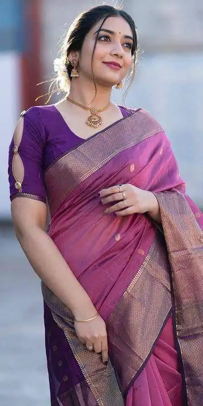 KP 5058 Purple Color Soft Lilan Slab Weaving Work Saree Casual, Party Wear, Wedding, Events Etc. Expected Delivery 4-6 Working Days @1499/- | Bollywood Sarees, Creative Sarees, Designer Sarees, Embroidered Sarees, Ethnic Saree, Modern Digital sarees, Party Wear Sarees, Sarees